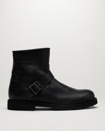 Bottes Moto Belstaff Homme Trialmaster Noir Cuir France OL0962857